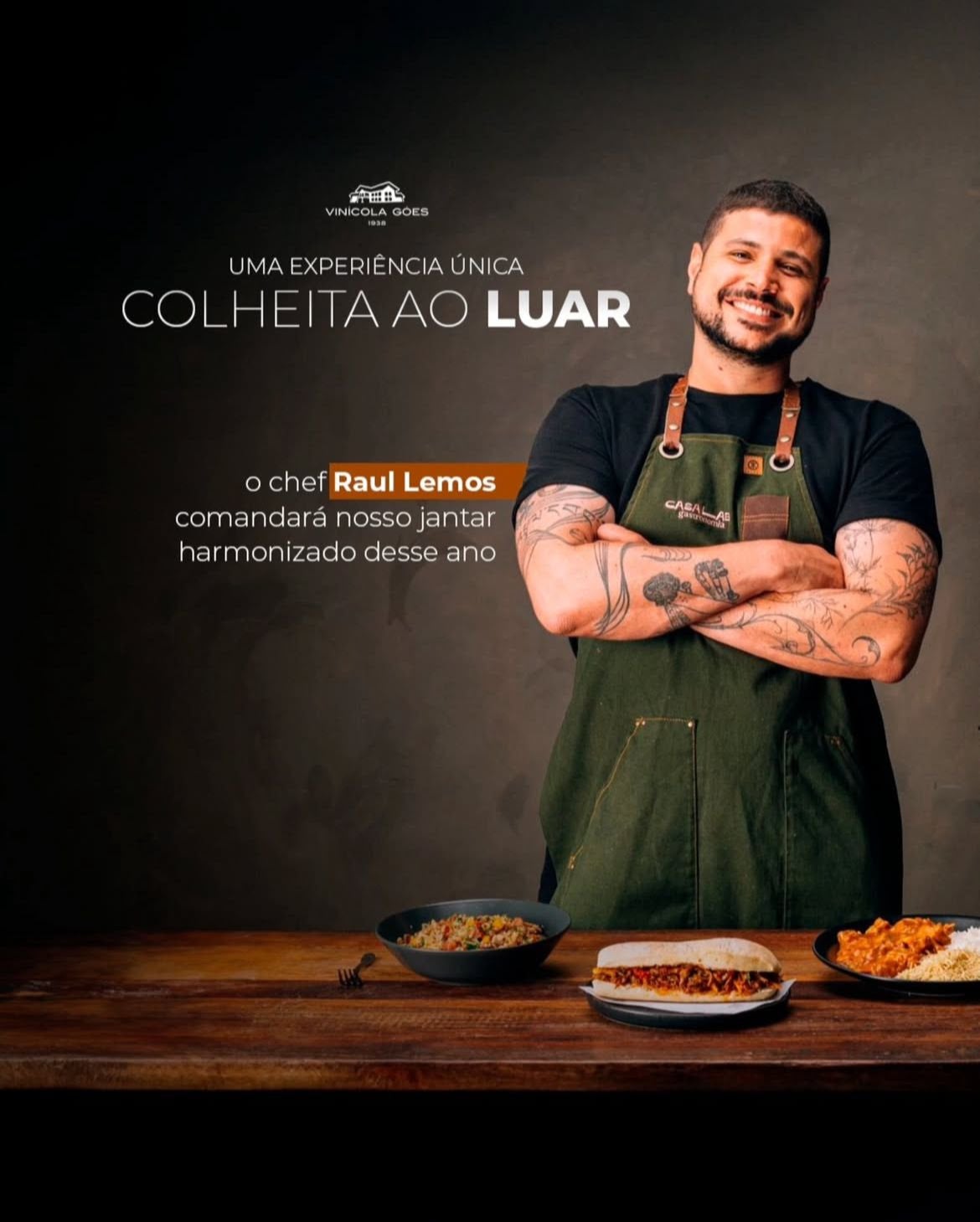 Colheita ao Luar 2025: enoturismo, alta gastronomia e vivência exclusiva na Vinícola Góes 1