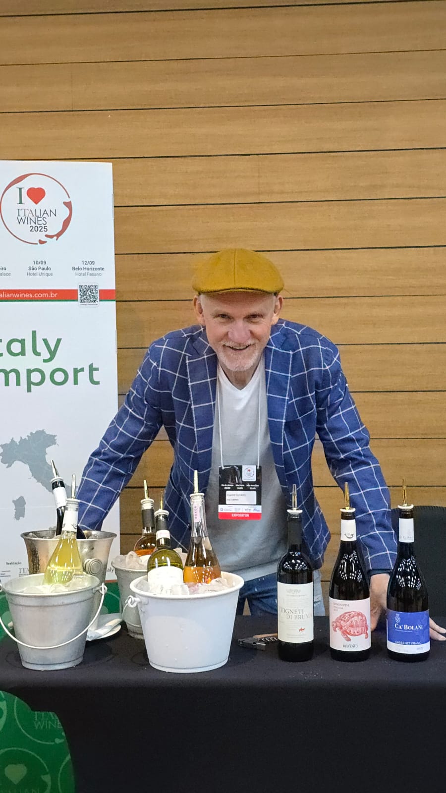 Vinho importado para o Brasil por Taffarel é destaque na masterclass realizada em São Paulo durante o roadshow 1