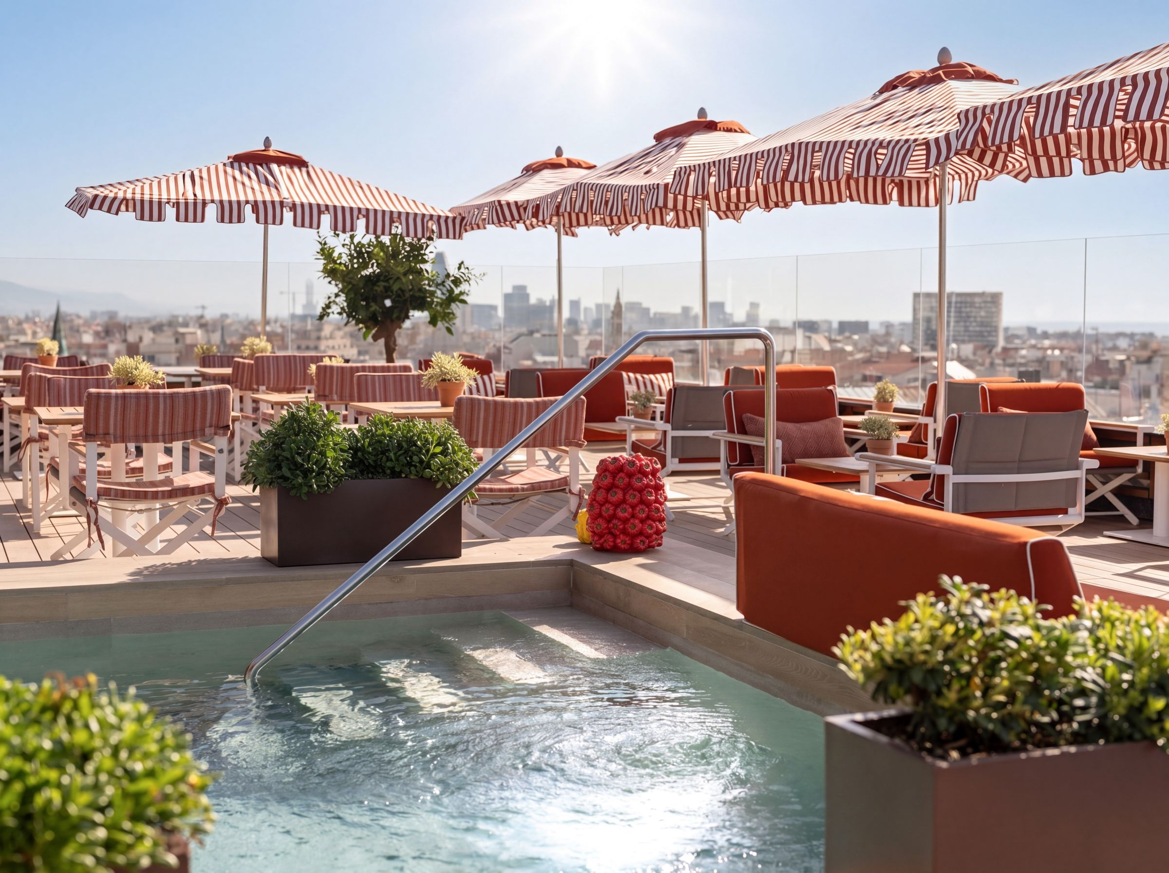 La Dolce Vitae, rooftop do Majestic Hotel & Spa Barcelona, inaugura nova temporada com proposta gastronômica renovada, estética mediterrânea e inspiração em Antoni Gaudí 1
