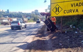 Resíduos na BR-040