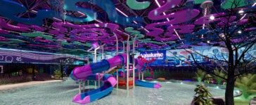 Aqualume no Thermas da Mata com atrações aquáticas em área coberta
