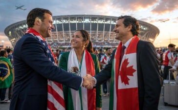 Copa do Mundo e diplomacia unem Estados Unidos, Canadá e México por meio do futebol