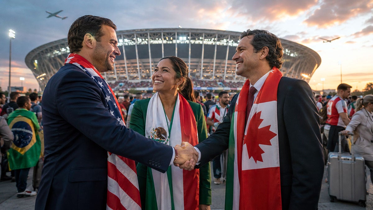 Copa do Mundo e diplomacia unem Estados Unidos, Canadá e México por meio do futebol