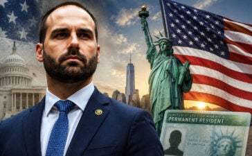 green card de Eduardo Bolsonaro