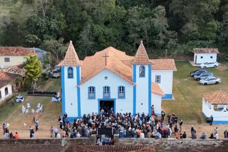 Uma das igrejas mais antigas de Minas reabre 2 Uma das igrejas mais antigas de Minas reabre 1
