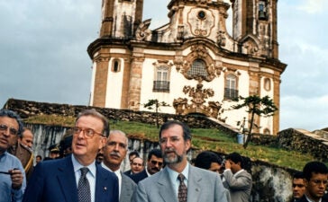 Portugal e Minas Gerais: história, turismo e laços 2 Colunista recebe Jorge Sampaio em encontro que simboliza os laços entre Portugal e Minas Gerais