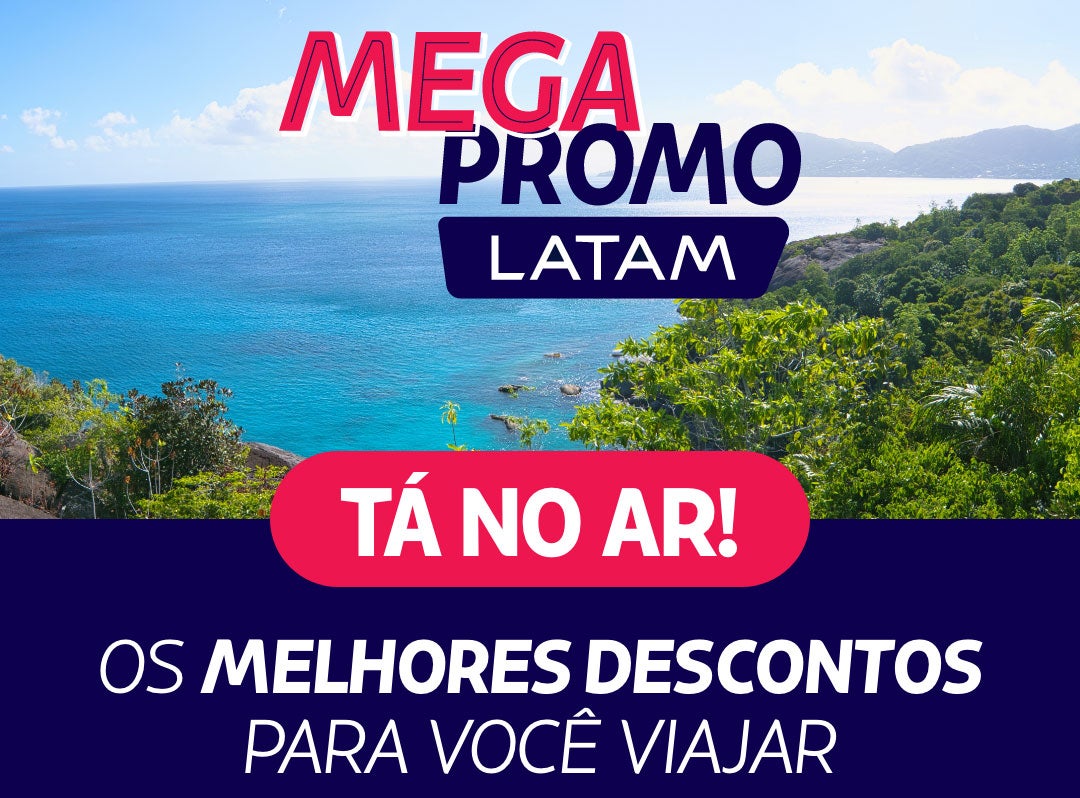 LATAM lança Mega Promo com passagens a partir de R$ 178 1 Mega Promo LATAM anuncia passagens nacionais e internacionais com tarifas promocionais