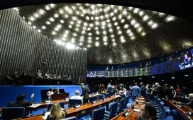 Plenário do Senado Federal durante sessão