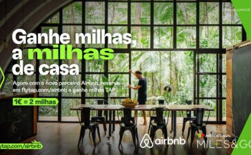 milhas TAP na Airbnb