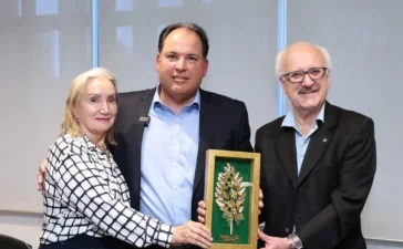 Diretoria Executiva do Minas Tênis Clube durante a entrega do Troféu Personalidades
