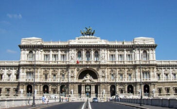 Palácio da Justiça, em Roma, sede da Corte de Cassação da Itália