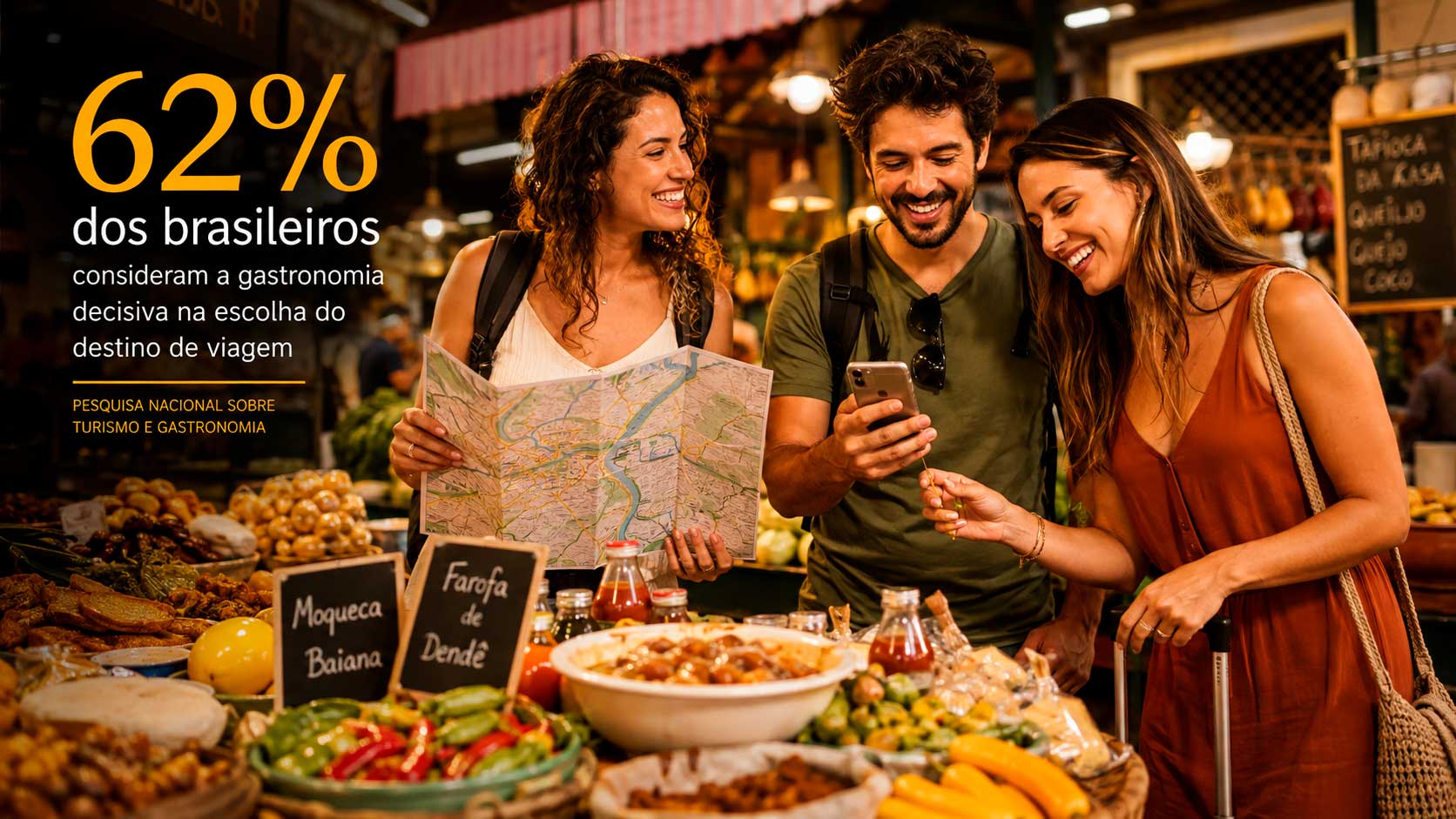 gastronomia na escolha do destino
