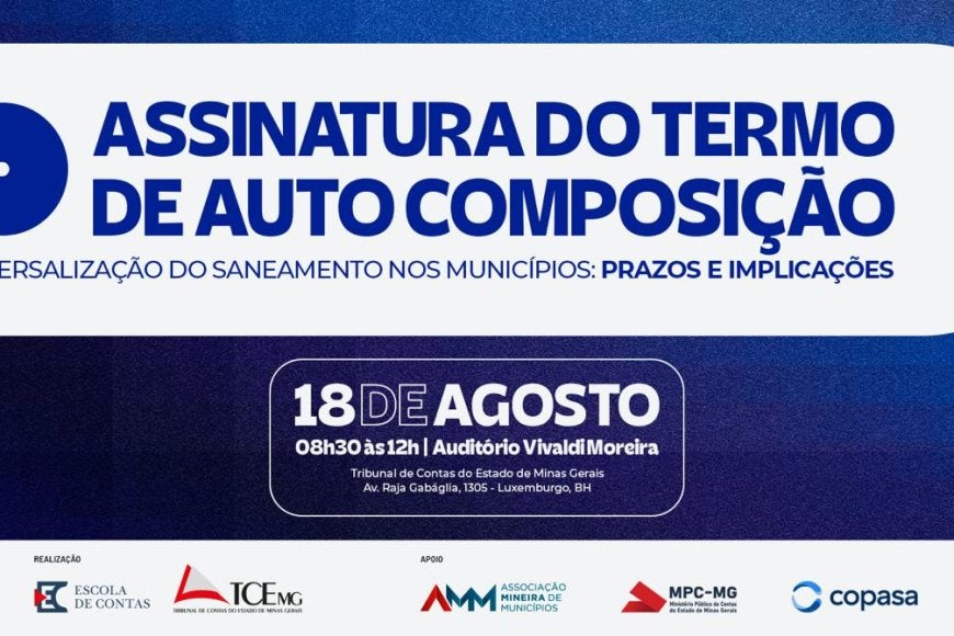 273 municípios podem aderir à universalização do saneamento; saiba quais