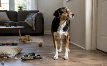 tédio e ansiedade em cães