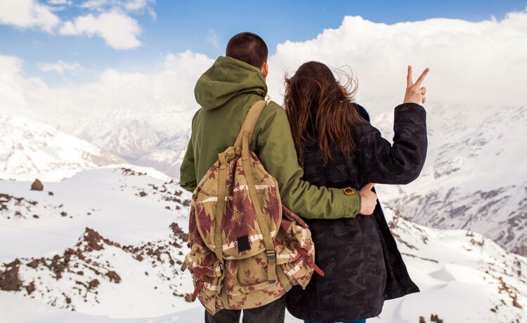 viagem para a neve