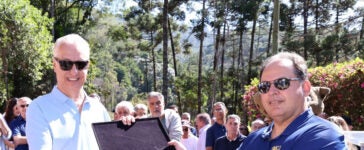 Marcos Rego de Castro e Carlos Henrique Martins Teixeira no Minas Tênis Serra Del Rey Clube