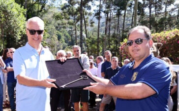 Marcos Rego de Castro e Carlos Henrique Martins Teixeira no Minas Tênis Serra Del Rey Clube