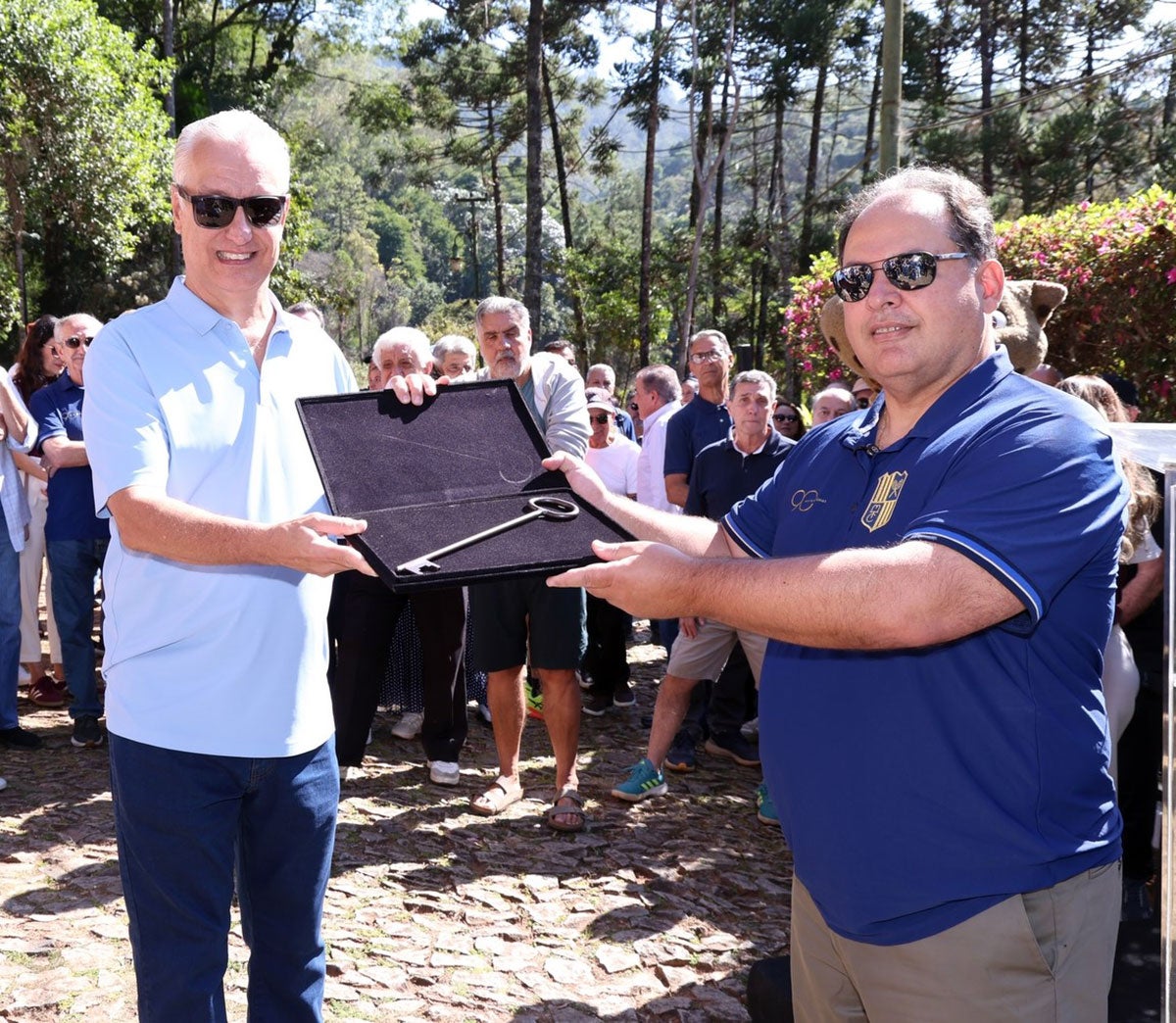 Marcos Rego de Castro e Carlos Henrique Martins Teixeira no Minas Tênis Serra Del Rey Clube