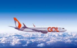 Boeing 737 da Gol nos voos entre Assunção e Florianópolis