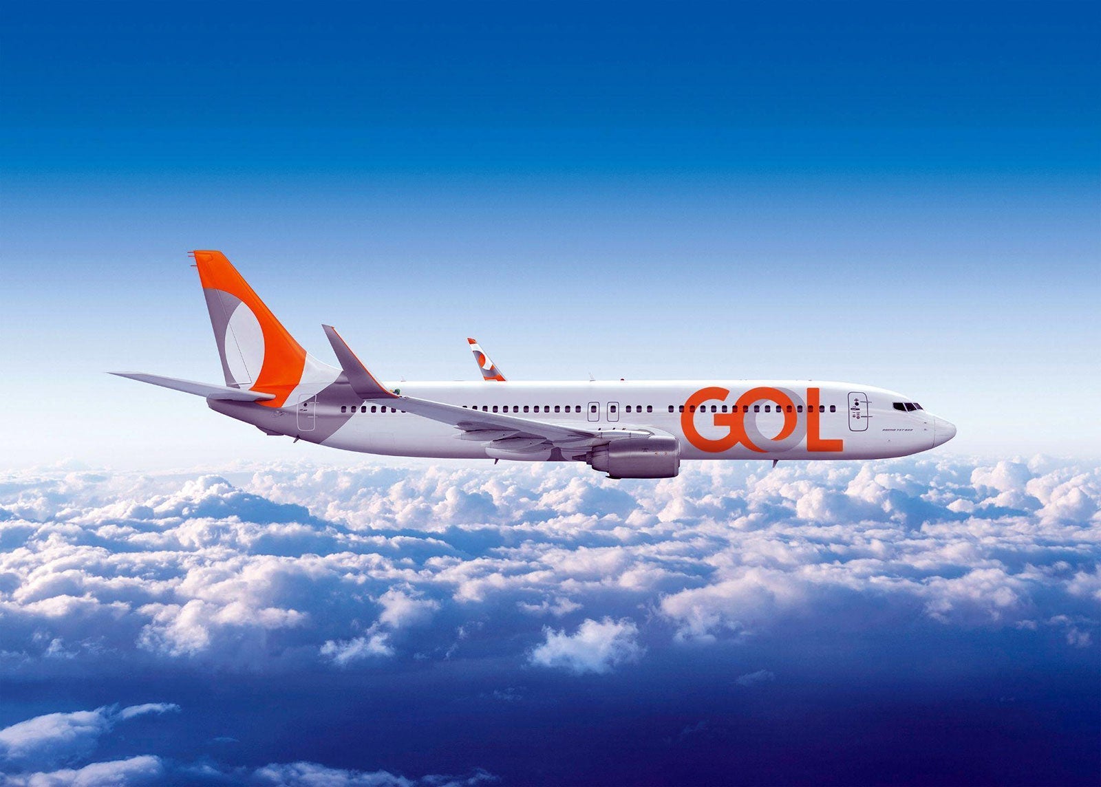 Boeing 737 da Gol nos voos entre Assunção e Florianópolis