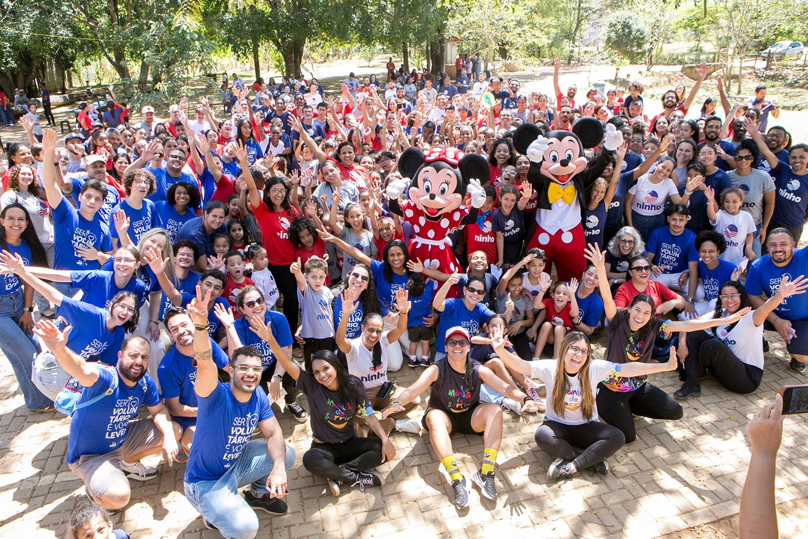 Voluntariado do BH Airport reúne alunos, familiares e voluntários no Projeto Educacional Ninho, em Lagoa Santa