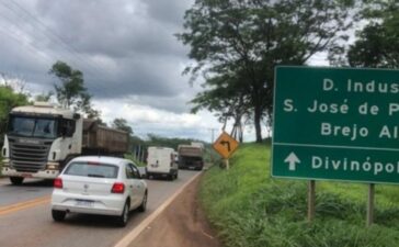 MG-050 lidera acidentes entre rodovias estaduais